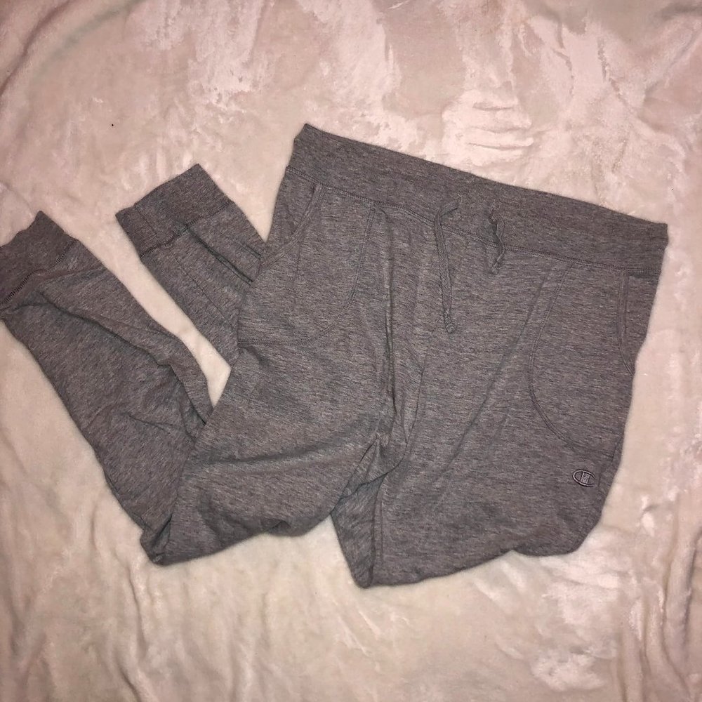 Champion Gray Sweatpants With Pockets